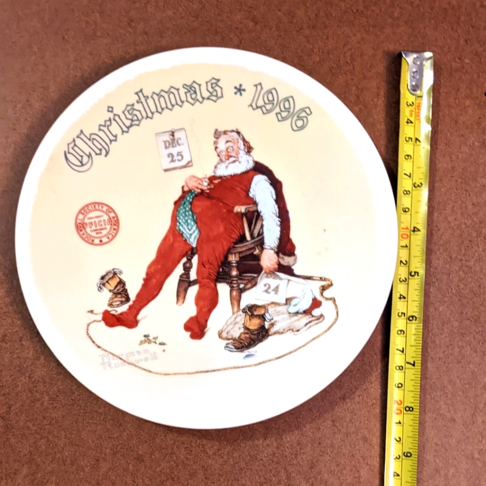 Norman Rockwell China Plate Decor
